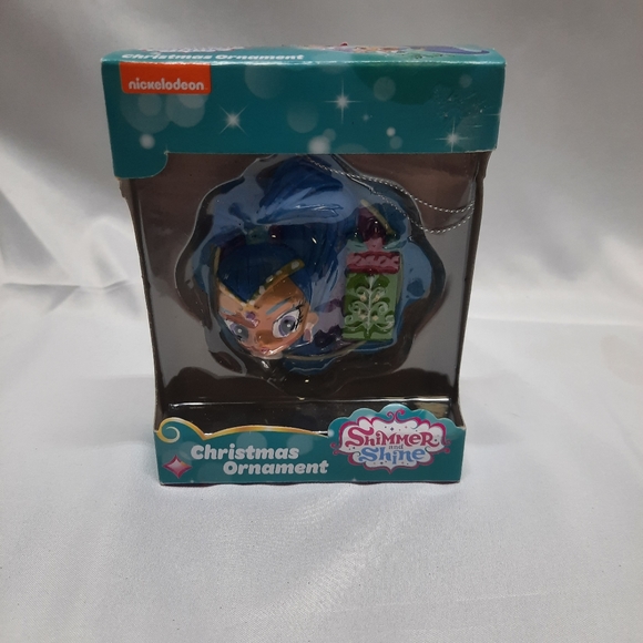 NIB Nickelodeon Shimmer & Shine Blue Genie 2017 3" Viacom Int'l Ornament - Picture 3 of 6